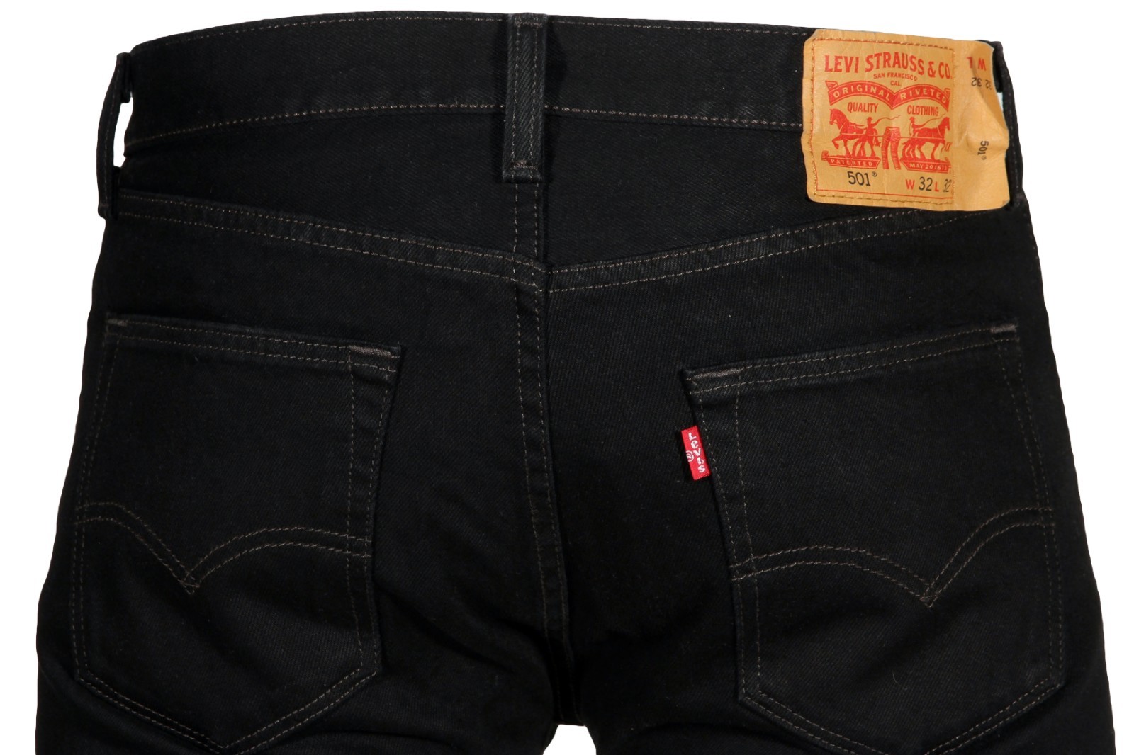 Levi'S Men'S 501 Original Shrink To Fit Jeans Black 42 X 32 For Sale Online  | Ebay