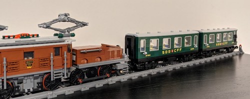 Custom Train Crocodile Coach Car For 10277 -Please Read Item Description- - Picture 5 of 6