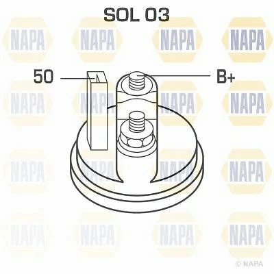 NEW NAPA ENGINE STARTER MOTOR OE QUALITY REPLACEMENT NSM1332 - Image 4 of 4