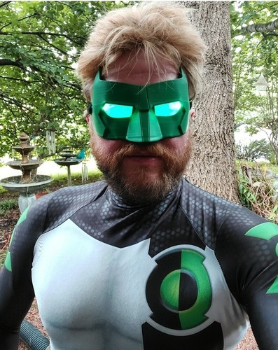 GREEN LANTERN 3d Print Kyle Rayner Mask Halloween Cosplay Costume Geek  DC Comic - Picture 2 of 7