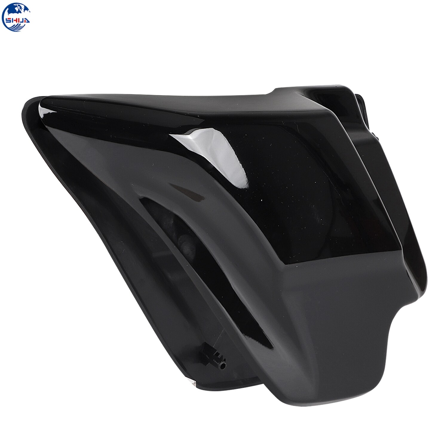 Gloss Black Side Covers Panel For Harley Electra Glide Road King Classic FLHRC