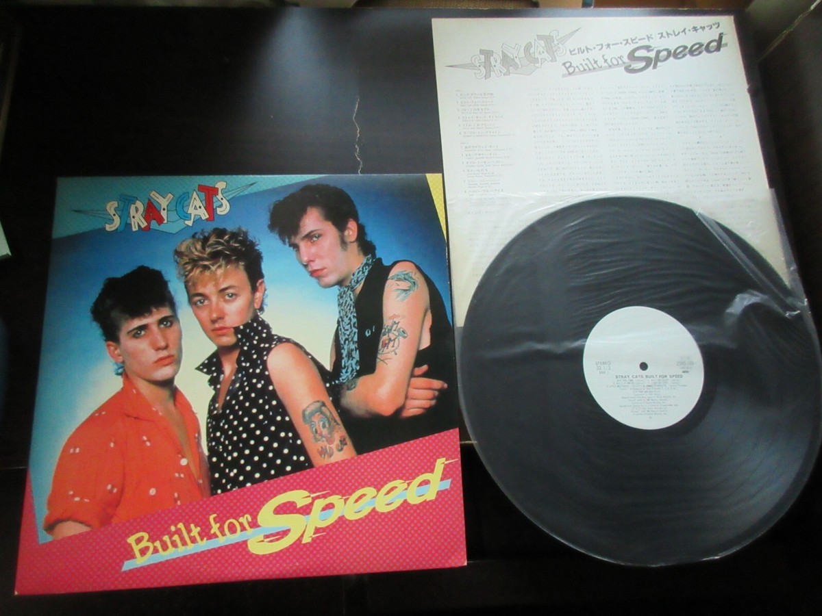 Stray Cats Built for Speed Japan Promo Vinyl LP 25RS-186 Brian