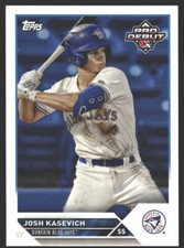 Josh Kasevich #PD-154 2023 Topps Pro Debut Dunedin Blue Jays