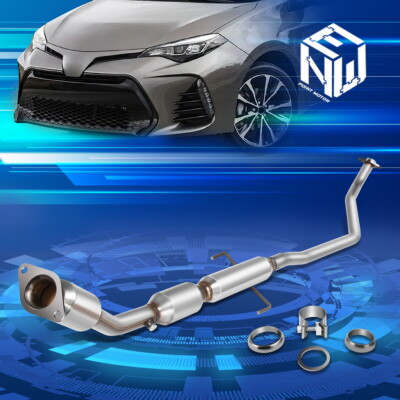 For 14-19 Toyota Corolla 1.8L 4Cyl Sedan Steel Front Pipe Catalytic Converter