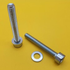 2 Stk. Zylinderkopfschrauben M 7x50 DIN 912/12.9 VOLLGEWINDE verzinkt