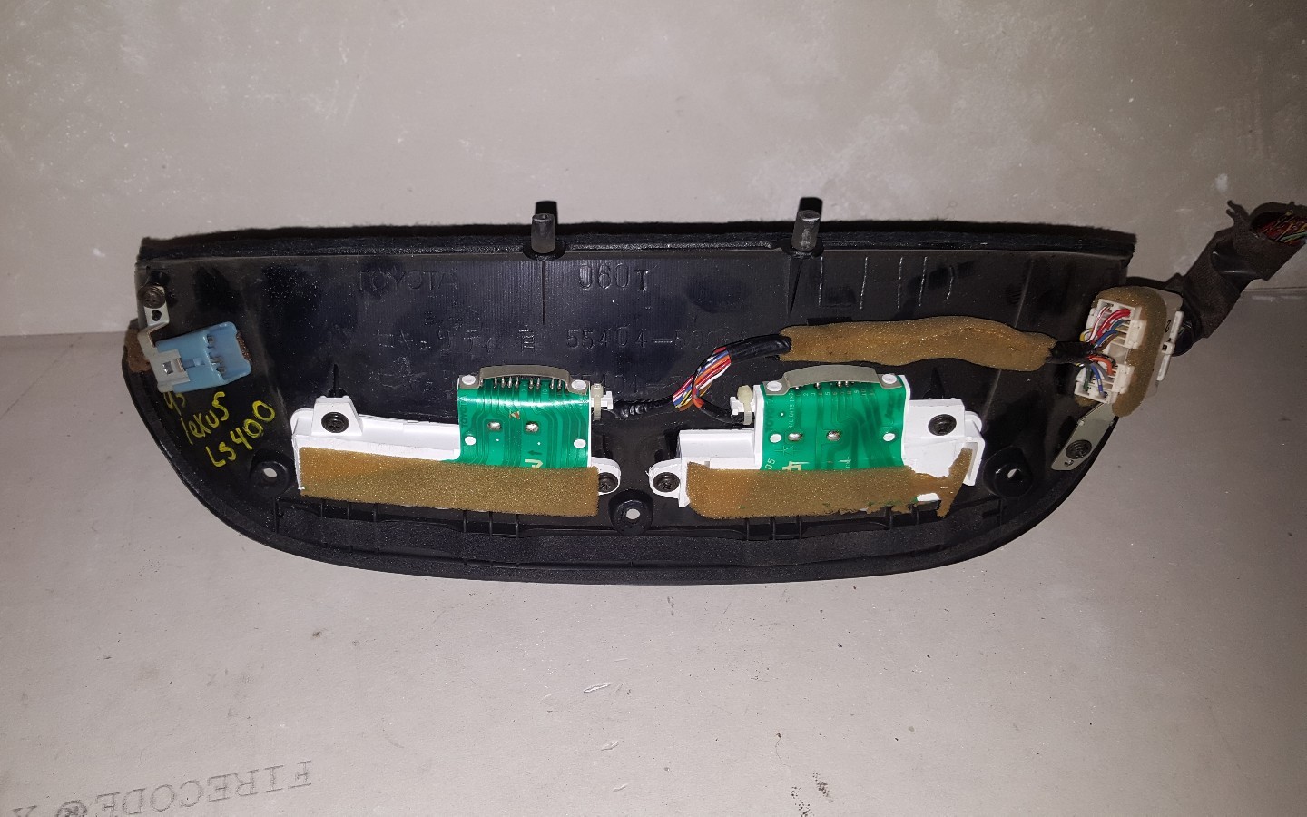 94 LEXUS LS400 SPEEDOMETER GUAGE TRIM BEZEL SWITCHES 5540450060 OEM eBay