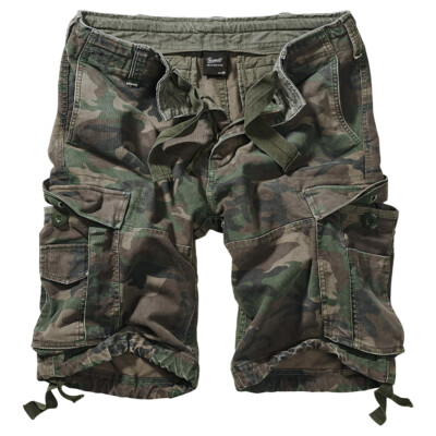 BRANDIT INDIVIDUAL WEAR Men's Vintage Woodland Classic Cargo Shorts (2002-15010)