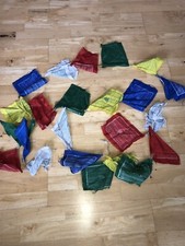 Tibetian  Preyed Flags .Good Luck Flag.