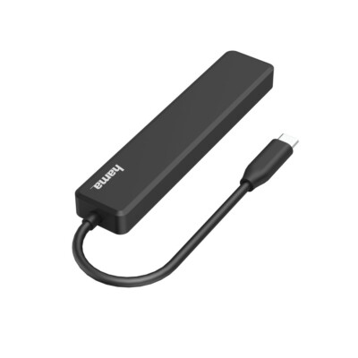 Hama 00200117 laptop dock/port replicator USB 2.0 Black