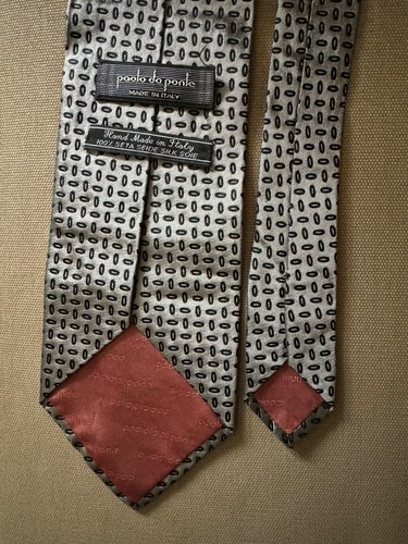 Vintage Paolo da Ponte Hand Made In Italy Tie - Picture 3 of 8
