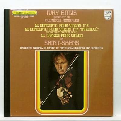 IVRY GITLIS - SAINT-SAENS violin concertos nos.2 & 4 PHILIPS LP EX