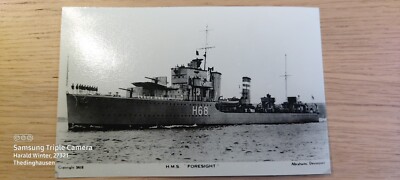Foto Marineschiff HMS H68 Foresight  ca. 14x9cm