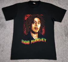 BOB MARLEY T shirt DOUBLE SIDED Y2K Rasta Tag M