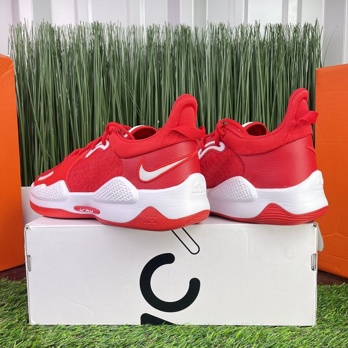 Nike PG 5 TB Promo University Red White DM5045 603 PG5 Paul George