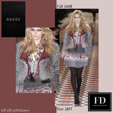 Gucci Runway/editorial Fur Jacket Coat Fall 2008 Size 38it