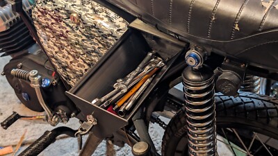 Simsonbox XL mit Schubfach Werkzeugbox Werkzeugfach für Simson S50 S51,