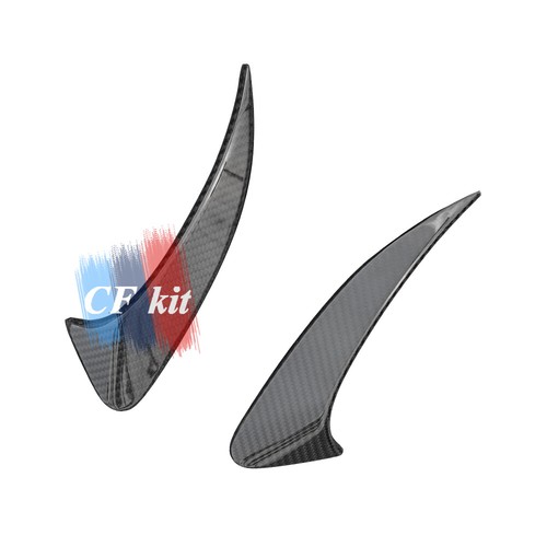 FOR MERCEDES BENZ W118 CLA35 A45 AMG DRY CARBON FIBER REAR BUMPER FINS SPLITTE - Foto 4 di 14