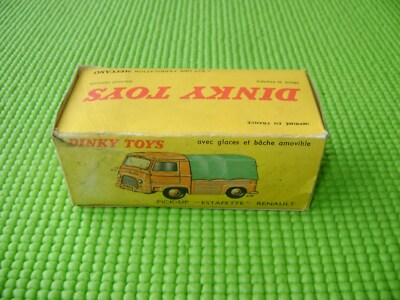Boîte Vide Dinky Toys N°563 – Renault Estafette Pick-up (emballage D'origine)
