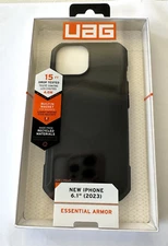 New UAG Essential Armor iPhone Case 6.1" for Apple iPhone 15  w/MagSafe