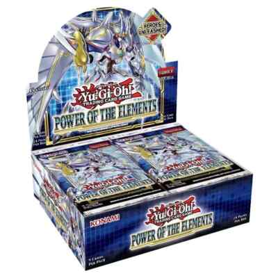 Yu-Gi-Oh! Power of the Elements (24 Booster) Display ENGLISCH 1. Edition Neu