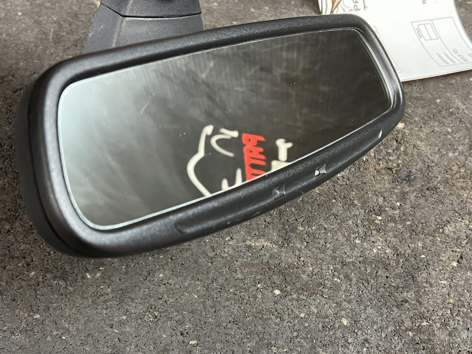 03-08 MASERATI QUATTROPORT REAR VIEW MIRROR