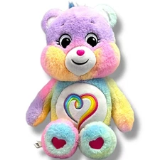 Care Bear Togetherness Bear 13" Plush Basic Fun 2021 Multicolor Rainbow Pastel