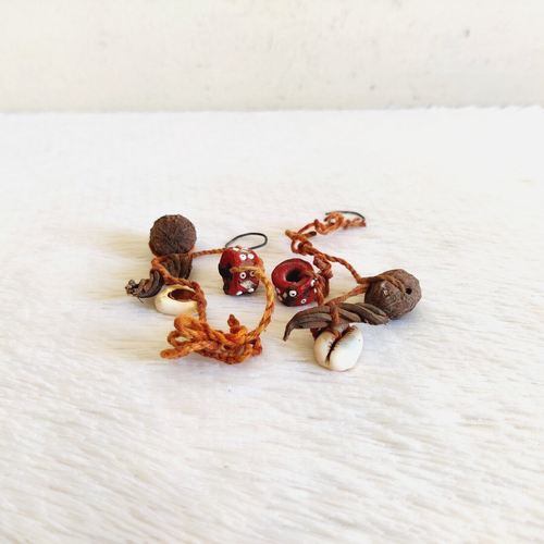 Vintage Holy Thread Necklace Mala Jewellery Decorative Accessory Collectible J10 - 第 6/6 張圖片