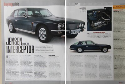 Original 2004 CC Buying Guide magazine article: JENSEN INTERCEPTOR (1966-76)