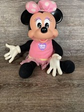 Vintage Talking Disney Minnie 'n Me Minnie Mouse Plush Doll 1990