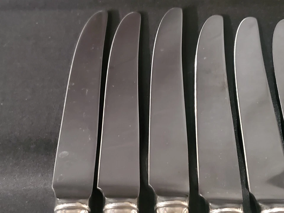 "8 cuchillos de cena Supreme Cutlery CANE bambú inoxidable Japón 9-1/4""" Foto 2 de 4