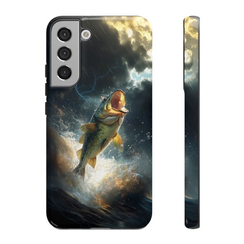 Big Mouth Bass Fish Thunderstorm River - Phone Case for iPhone, Galaxy, Pixel - 第 254/281 張圖片