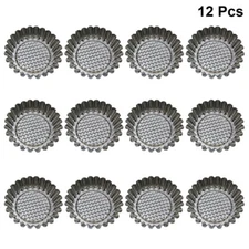 12 pcs nonstick tart mold egg tart making mold egg tart pan Egg Tart Cups