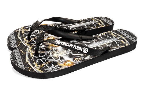 NWT PHILIPP PLEIN FLIP FLOP sandals 