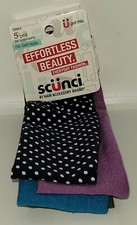 Scunci No Damage Hair Headwrap Girls / Women's 5 PCS-Assorted Colors. Free Ship