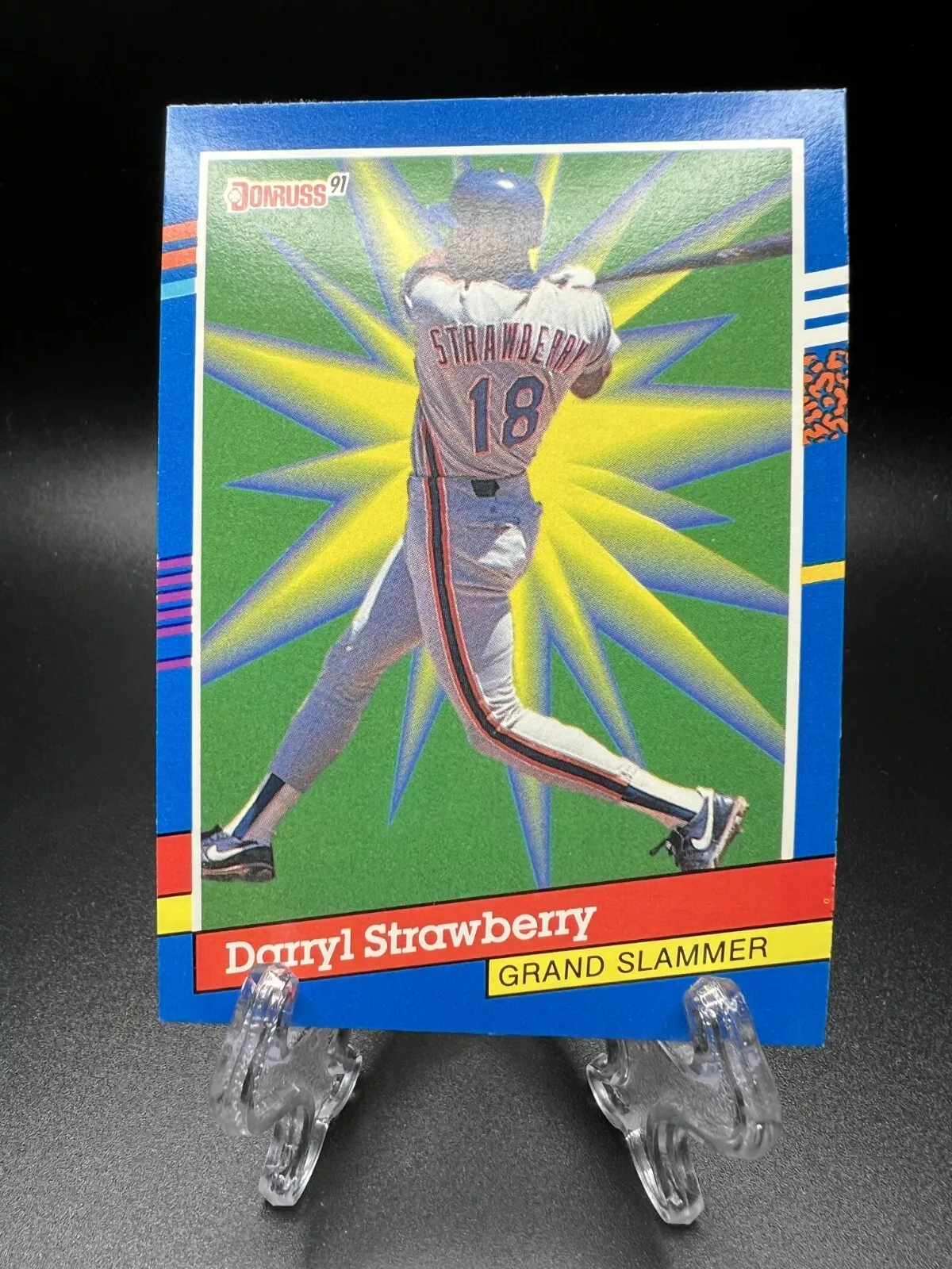 1991 Donruss - Grand Slammers #13 Darryl Strawberry Mets