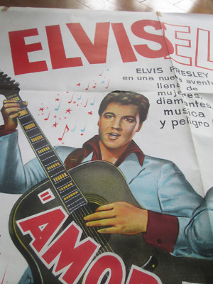 ELVIS PRESLEY DOUBLE TROUBLE RARE!!ポスター - メルカリ ELVIS