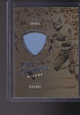  2018 Panini Luminance Vintage Materials #5 Earl Campbell