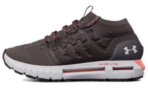 SNEAKERS UNDER ARMOUR HOVR PHANTOM GRIGIO/ARANCIONE SCARPE DA CORSA CONNESSE DA DONNA - Foto 3 di 4