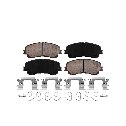 Front & Rear Disc Brake Rotors + Ceramic Brake Pads for 2018 2019 Nissan Rogue - Picture 8 of 8