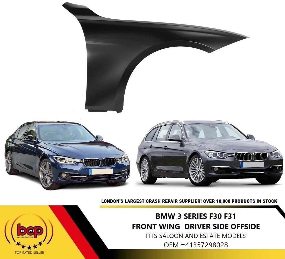BMW 3 Series F30 2012 -2017 Front Wing Right Drivers Side Primed 