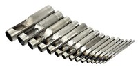 Locheisen Lochpfeifen Stanzeisen Satz 15-Tlg 2 - 22 Mm Lochstanzer Leder ÖSen