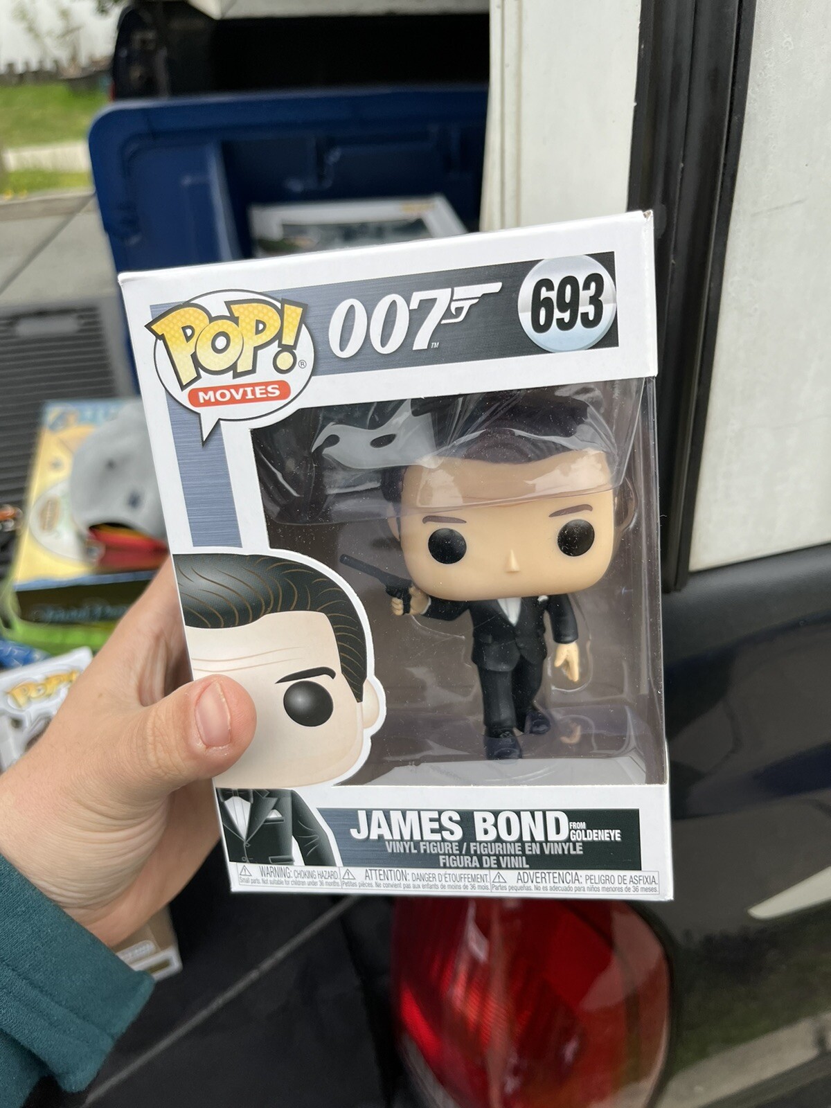 Pierce Brosnan James Bond 007 Goldeneye Pop # 693 Funko Pop Bóveda Raro