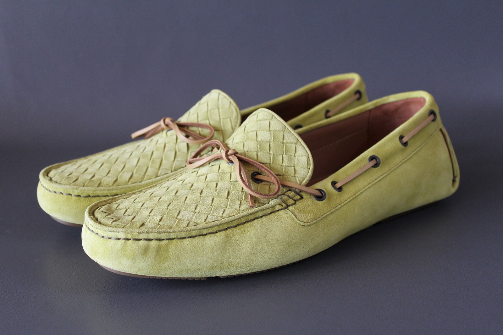Bottega venetta Uomo Mocassini EUR 45 LIME VERDE SHOES MADE IN ITALY NUOVO Bottega Uomo venetta Uomo Bottega Mocassini EUR 45 LIME VERDE SHOES MADE IN ITALY NUOVO d520ba