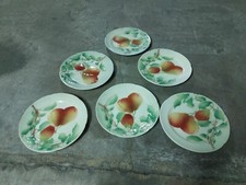 6 ASSIETTES EN BARBOTINE SAINT CLEMENT