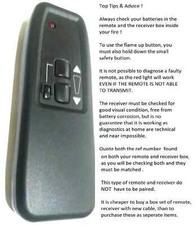 Faber gas Fire Remote Control G30 ZRHSO Mertik Maxitrol   SEE VIDEO