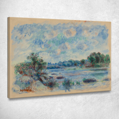 Landschaft A Pont-Aven Pierre-Auguste Renoir, par294 Gemälde auf Leinwand gedruckt