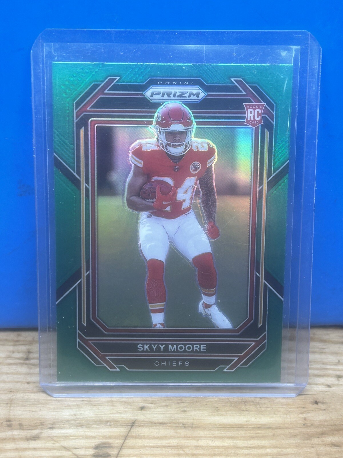 2022 Panini Prizm - Rookies Green Prizm #331 Skyy Moore (RC)