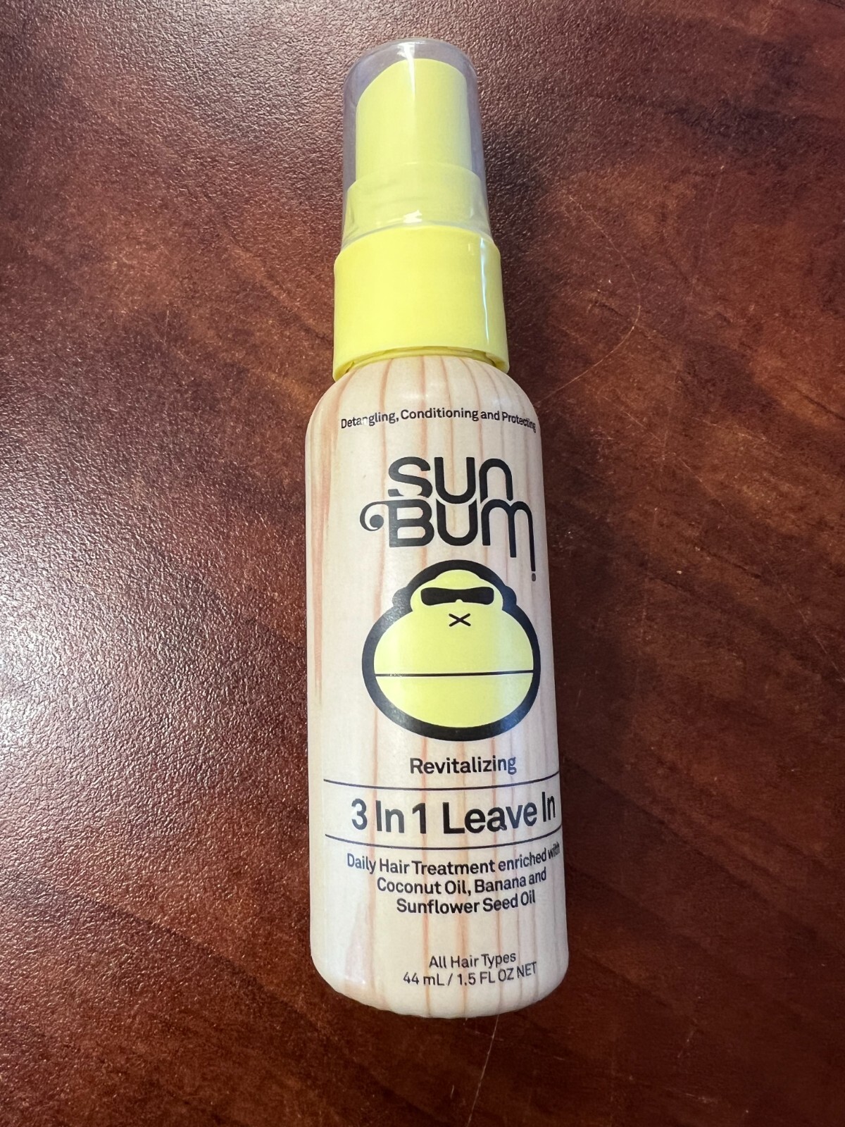 3 xSun Bum Revitalizing 3 In 1 Leave In Conditioner Hair Spray 1.5oz Travel Size
