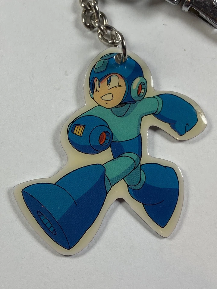 Mega Man Figure Capcom Officially Licensed Hard Plastic Keychain Bag Charm - Image 2 of 4