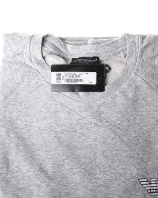 Emporio Armani Underwear Sweatshirt Man Grey 111602 9P575 48 Sz S